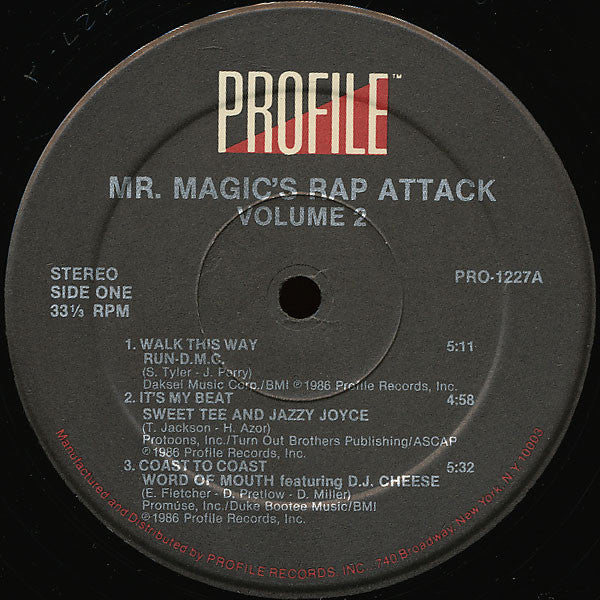 Various : Mr. Magic's Rap Attack Volume 2 (2xLP, Comp)