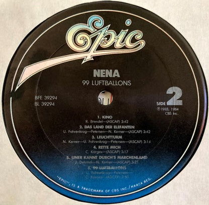 Nena : 99 Luftballons (LP, Album, Car)