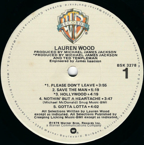 Lauren Wood Featuring Novi Novog & Ernie Eremita : Lauren Wood (LP, Album, Jac)