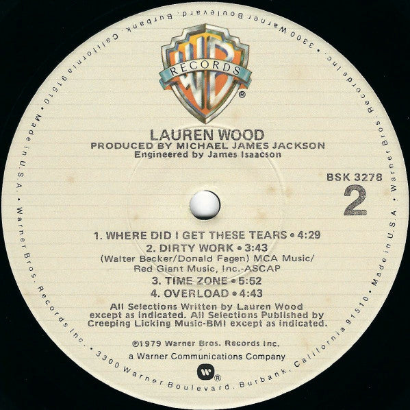 Lauren Wood Featuring Novi Novog & Ernie Eremita : Lauren Wood (LP, Album, Jac)