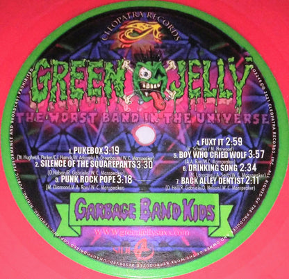 Green Jellÿ : Garbage Band Kids (LP, Album, Ltd, Pin)