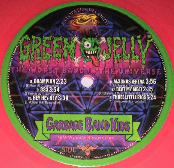 Green Jellÿ : Garbage Band Kids (LP, Album, Ltd, Pin)