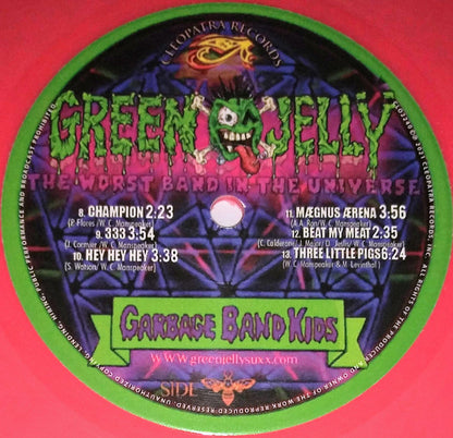 Green Jellÿ : Garbage Band Kids (LP, Album, Ltd, Pin)