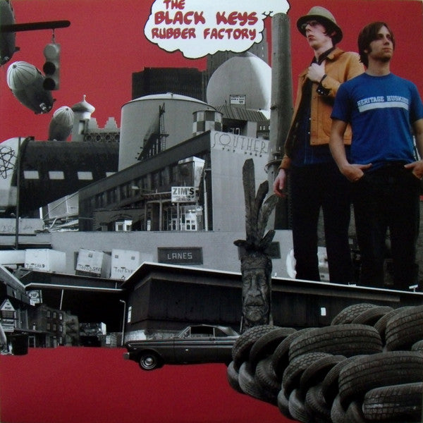 The Black Keys : Rubber Factory (LP, Album, RP)