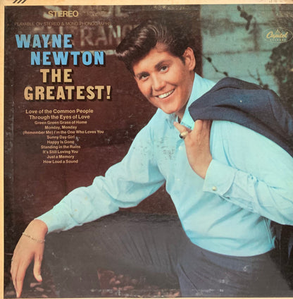 Wayne Newton : The Greatest! (LP, Album, Pin)