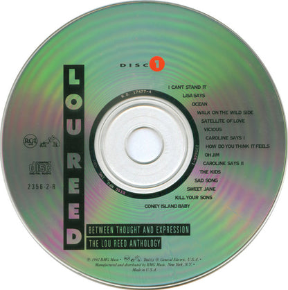 Lou Reed : Between Thought And Expression - The Lou Reed Anthology (3xCD, Comp, RM + Box)