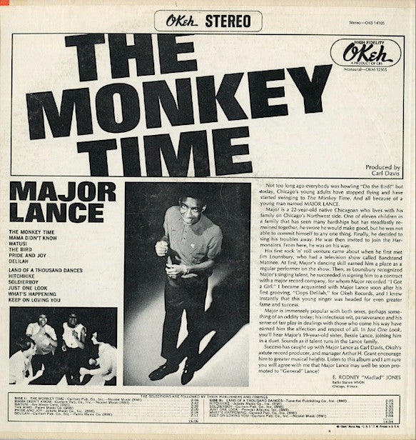 Major Lance : The Monkey Time (LP, Album)