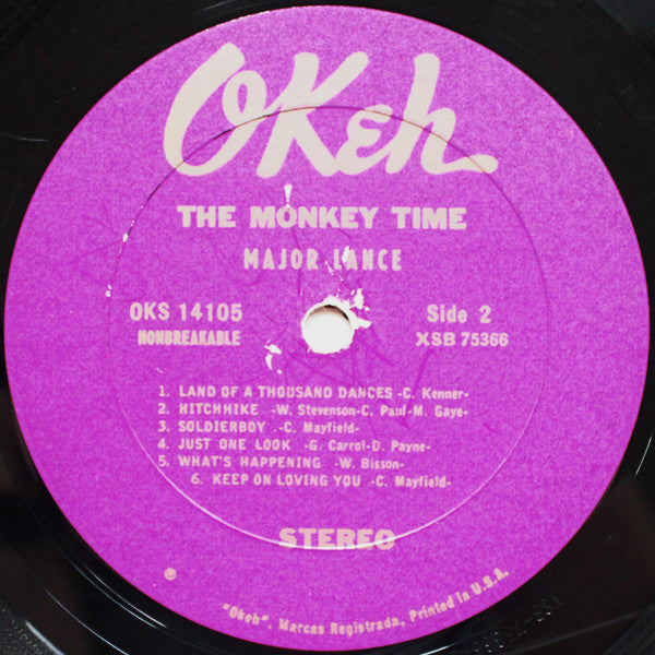 Major Lance : The Monkey Time (LP, Album)