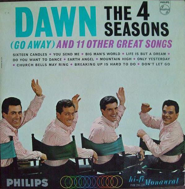 The Four Seasons : Dawn (Go Away) And 11 Other Great Songs (LP, Album, Mono)