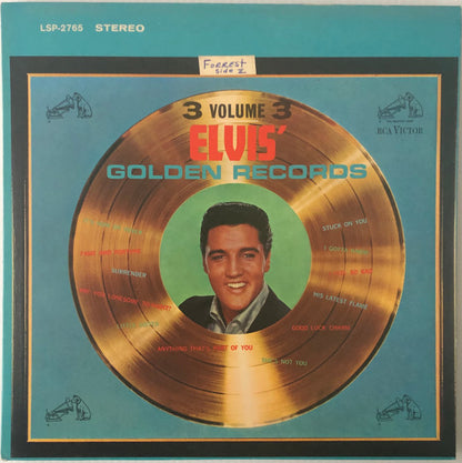 Elvis Presley : Elvis' Golden Records, Vol. 3 (LP, Comp, Ind)