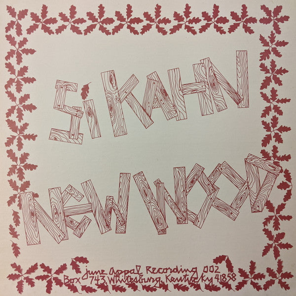 Si Kahn With The Mountain Musician's Cooperative : New Wood (LP, Album)