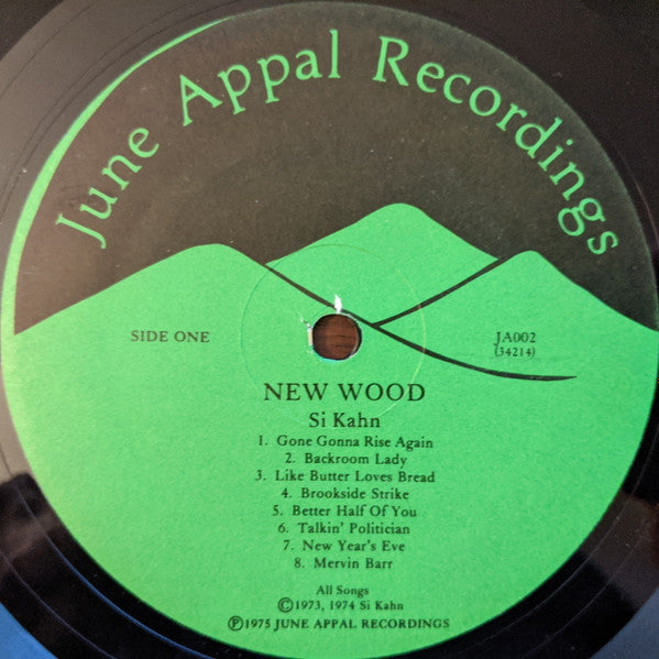 Si Kahn With The Mountain Musician's Cooperative : New Wood (LP, Album)