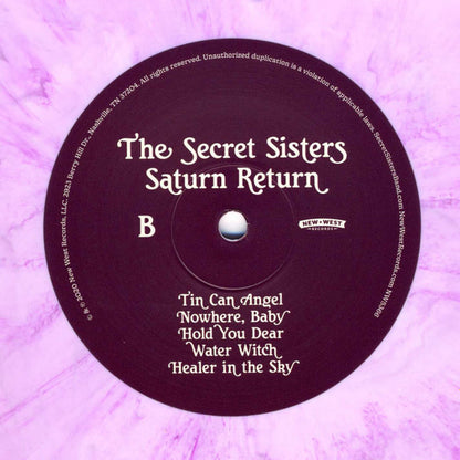 The Secret Sisters : Saturn Return (LP, Album, Ltd, Pin)