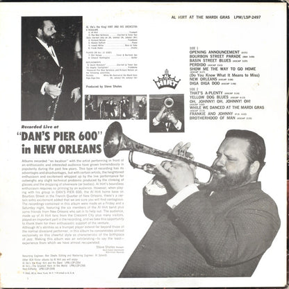 Al Hirt : Al Hirt At The Mardi Gras (LP, RP, Roc)