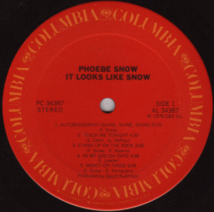 Phoebe Snow : It Looks Like Snow (LP, Album)