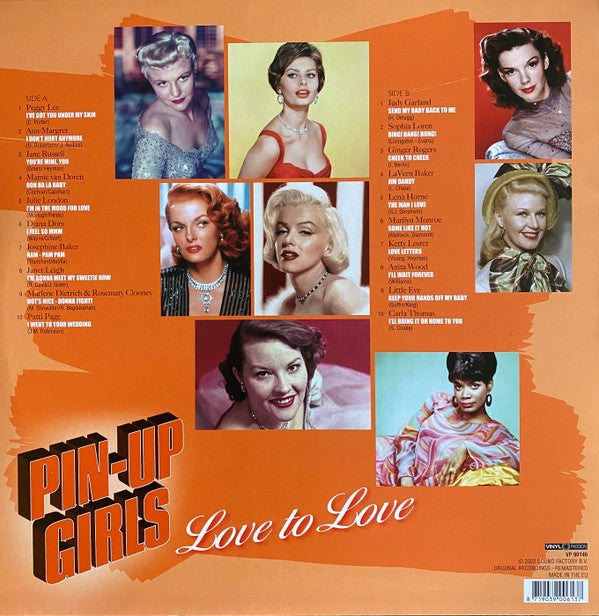 Various : Pin-Up Girls - Love To Love (LP, Comp, Blu)