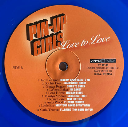 Various : Pin-Up Girls - Love To Love (LP, Comp, Blu)