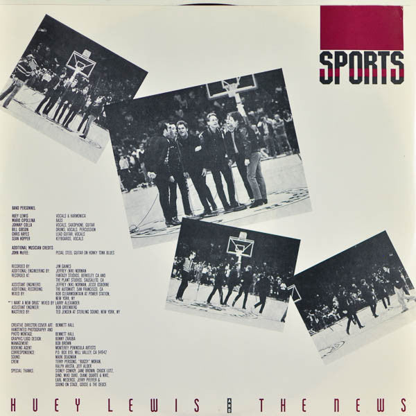 Huey Lewis And The News* : Sports (LP, Album, Car)