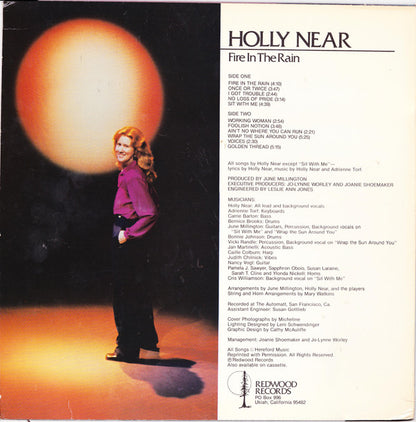 Holly Near : Fire In The Rain (LP, Album)