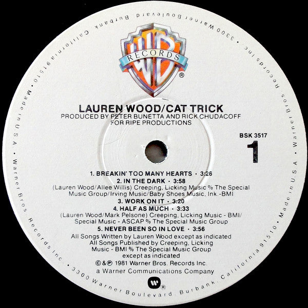 Lauren Wood : Cat Trick (LP, Album)