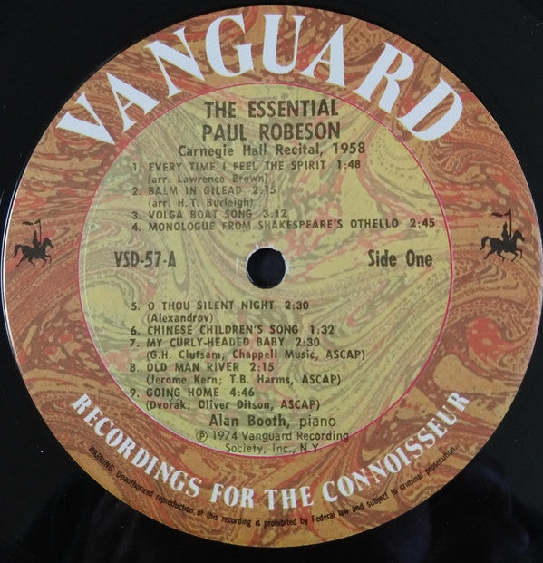 Paul Robeson : The Essential Paul Robeson (2xLP, Comp, Gat)