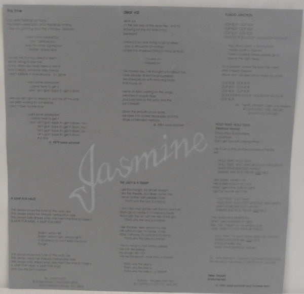 Jasmine (26) : Carol Schmidt / Michele Isam (LP, Album)