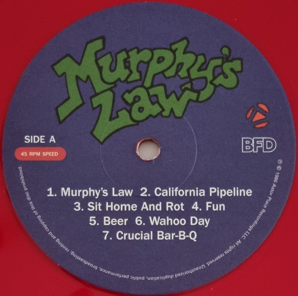 Murphy's Law (2) : Murphy's Law (LP, Album, Ltd, RE, Red)