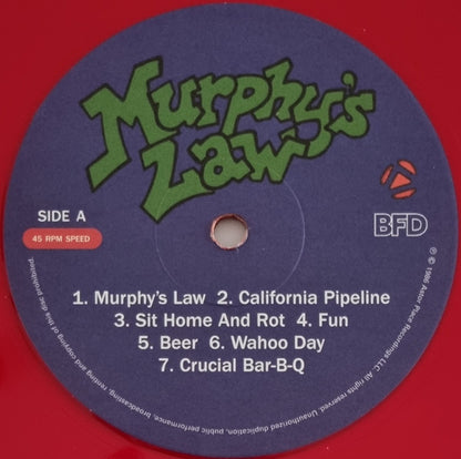 Murphy's Law (2) : Murphy's Law (LP, Album, Ltd, RE, Red)