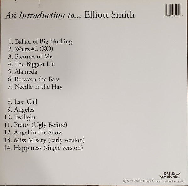 Elliott Smith : An Introduction To... (LP, Comp, 180)