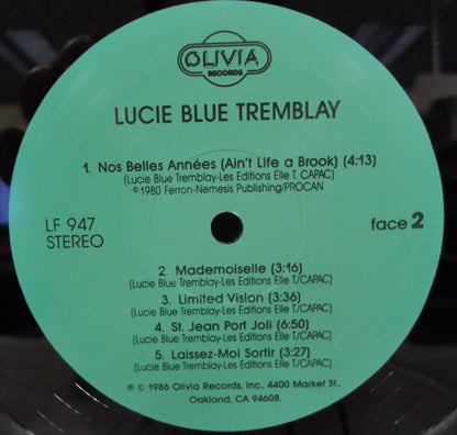 Lucie Blue Tremblay : Lucie Blue Tremblay (LP, Album)