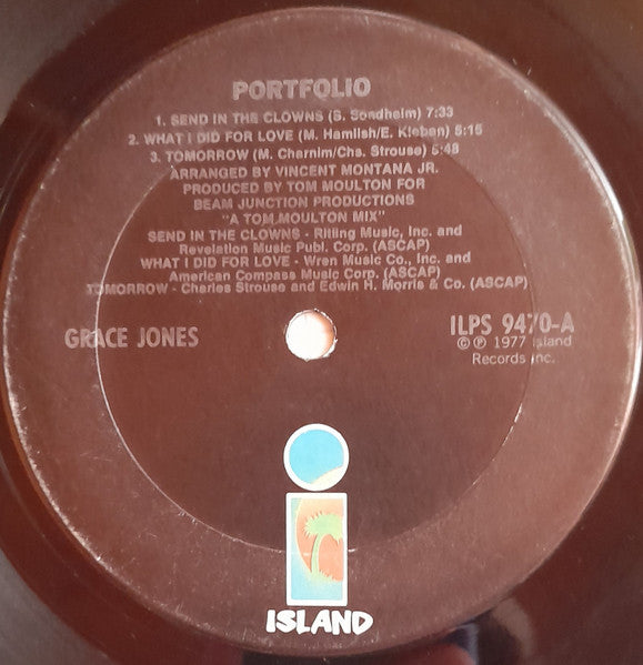 Grace Jones : Portfolio (LP, Album, P/Mixed, Gat)