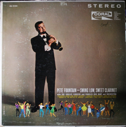 Pete Fountain With The Jubilee Singers And Charles Bud Dant And Orchestra* : Swing Low, Sweet Clarinet (LP, Album, Pin)
