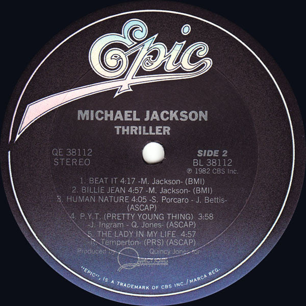 Michael Jackson : Thriller (LP, Album, Pit)