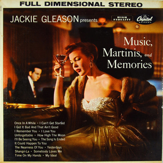 Jackie Gleason : Music, Martinis, And Memories (LP, Album, RE)