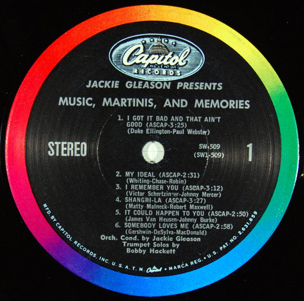 Jackie Gleason : Music, Martinis, And Memories (LP, Album, RE)