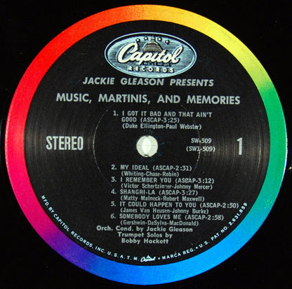Jackie Gleason : Music, Martinis, And Memories (LP, Album, RE)