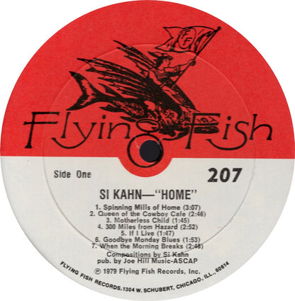 Si Kahn : Home (LP, Album)