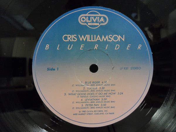 Cris Williamson : Blue Rider (LP)