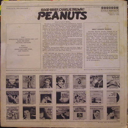 Kaye Ballard And Arthur Siegel, Fred Karlin : Good Grief, Charlie Brown! Peanuts (LP, Album, RE)