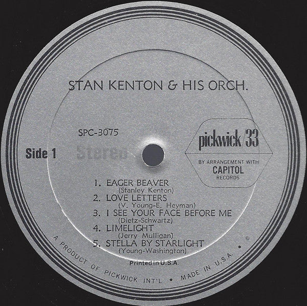 Stan Kenton And His Orchestra And June Christy : The Powerful Stan Kenton Band And The Pretty June Christy Voice With Stan Kenton (LP, Comp)