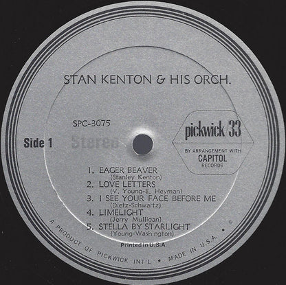 Stan Kenton And His Orchestra And June Christy : The Powerful Stan Kenton Band And The Pretty June Christy Voice With Stan Kenton (LP, Comp)