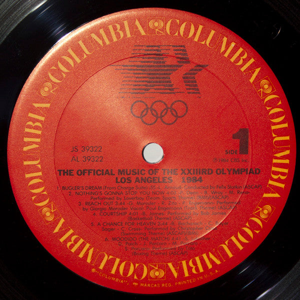 Various : The Official Music Of The XXIIIrd Olympiad - Los Angeles 1984 (LP, Comp, Gat)