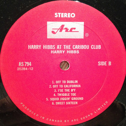 Harry Hibbs : At The Caribou Club (LP, Album)