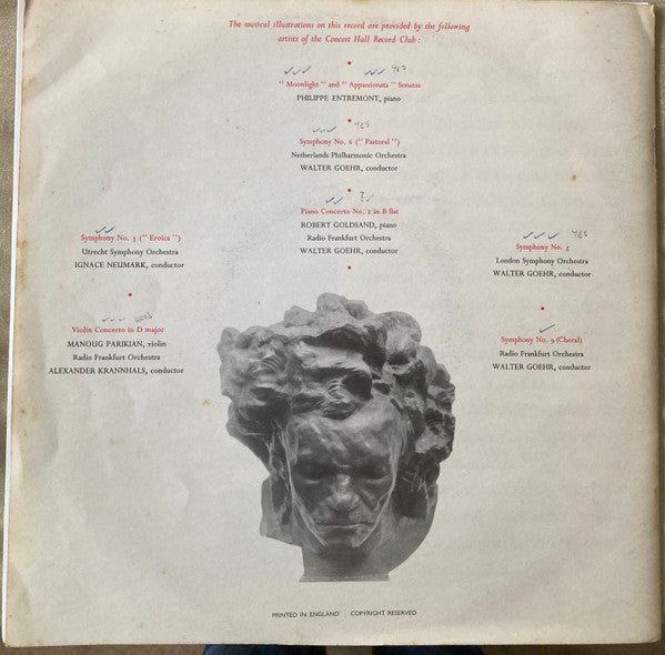 Franklin Engelmann : Ludwig Van Beethoven (10", Album)