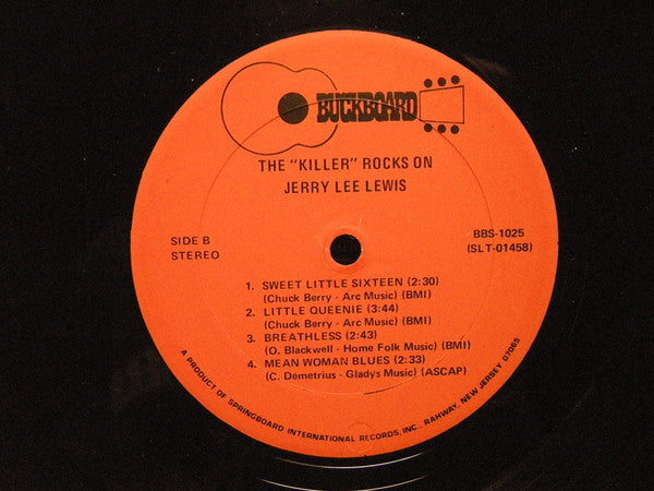 Jerry Lee Lewis : The "Killer" Rocks On (LP, Comp)