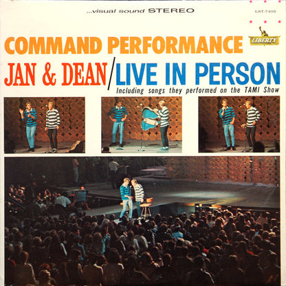 Jan & Dean : Command Performance/Live In Person (LP, Album, Roc)