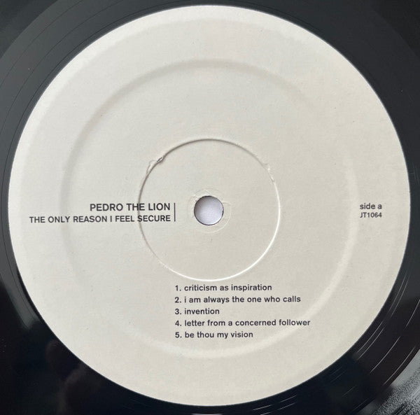Pedro The Lion : The Only Reason I Feel Secure (12", EP, Ltd, RE, RM)