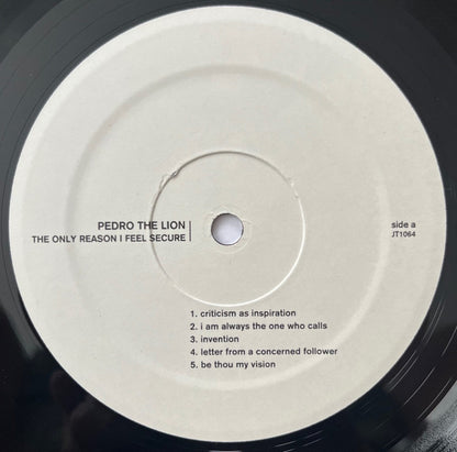 Pedro The Lion : The Only Reason I Feel Secure (12", EP, Ltd, RE, RM)