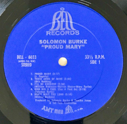 Solomon Burke : Proud Mary (LP, Album, Bes)