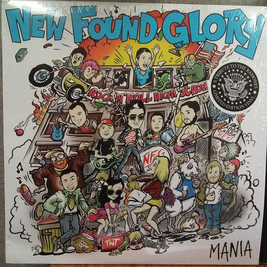 New Found Glory : Mania (12", S/Sided, EP, RSD, Etch, Ltd, Blu)